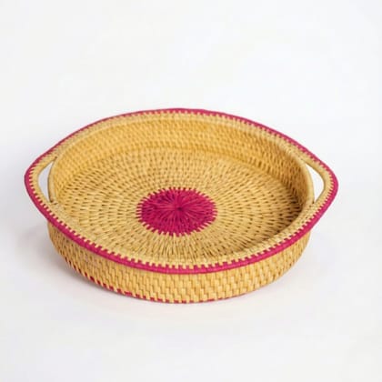 Palm Leaf Handmade Multi-Utility Tray Fruit Basket