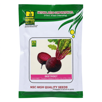 NSC Beetroot, Detroit Dark Red (DDR), 100 gram Truthfully Labelled Seed Pouch