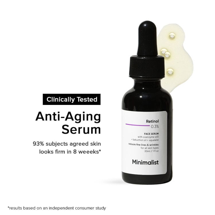Minimalist Retinol 0.3% Face Serum (30ml)
