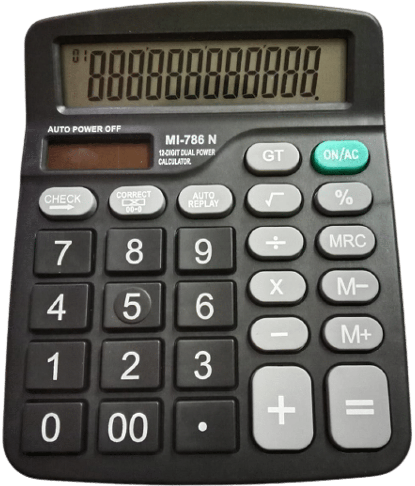 YESKART - 12 Digits Basic Calculator