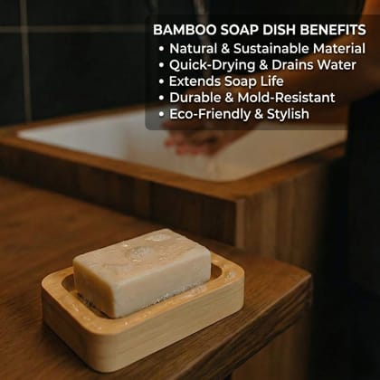 Bamboo Soap Stand