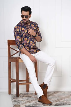 Rangrez – Handcrafted Cotton Short Kurta Rangrez – Handcrafted Cotton Short Kurta