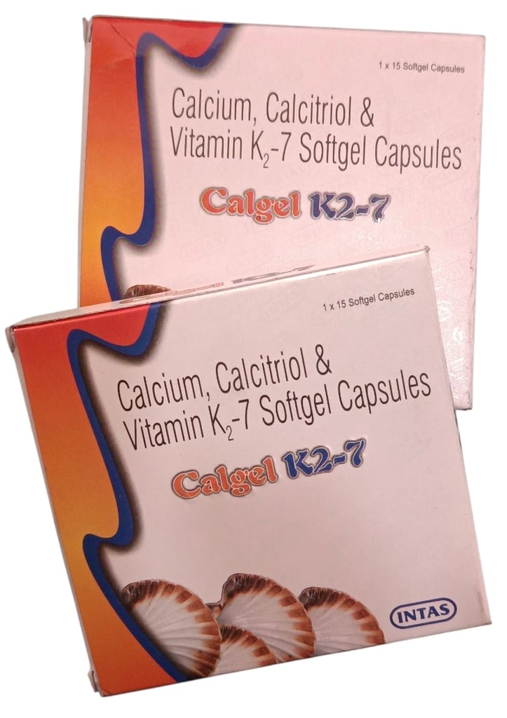 Intas Calgel K2-7 Softgel Capsules (1x15 Count)(Pack of 2)