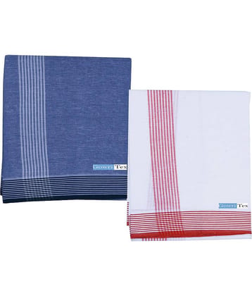 GOWRI TEX Cotton Men's Lungi Multicolor ( Pack of 2 )