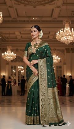 Green Silk Saree