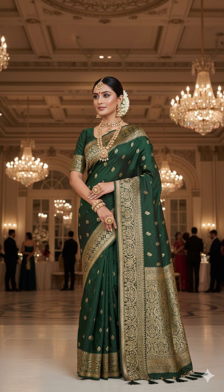 Green Silk Saree