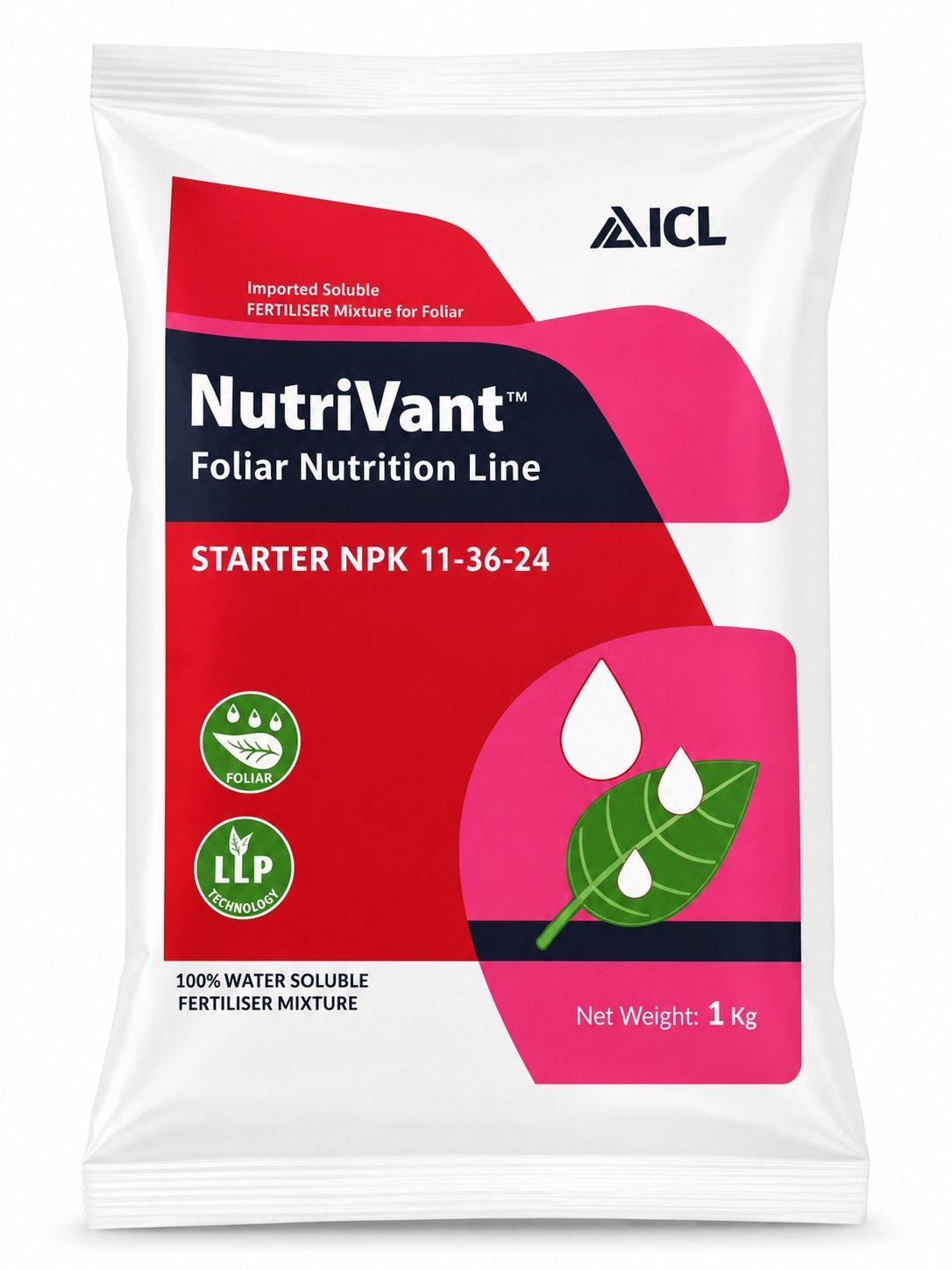 ICL NutriVant STARTER NPK 11-36-24 Foliar Fertilizer 1 Kg