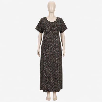 Elegant Black Comfort Gown