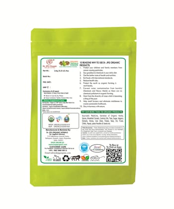 Dr JPG Organic Herbals Triphala Powder  Supports Immune System 228g / Helps Relieve Constipation/INDIA ORGANIC Certified / 114g Pack Of 2