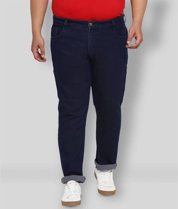 Urbano Plus - Blue Cotton Blend Regular Fit Men's Jeans ( Pack of 1 )