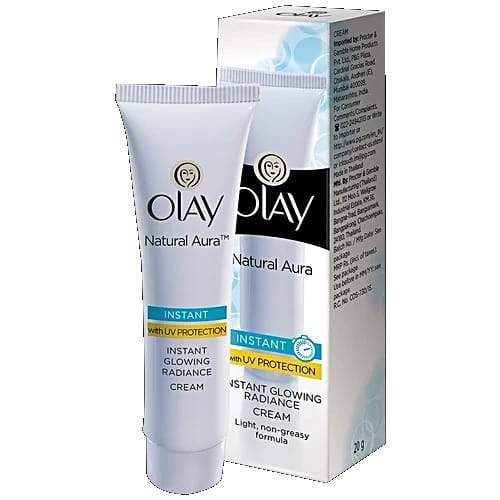 Olay Natural Aura - Vitamin B3, Pro B5, E, With UV Protection, 20 g