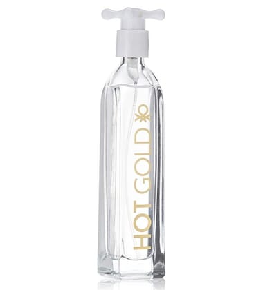 United Colors Of Benetton Hot Gold Eau De Toilette for Women 100ml – Warm, Elegant & Long-Lasting Floral Fragrance