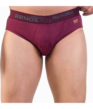 Renox Pack of 1 Cotton Briefs For Men's ( Multicolor1 )