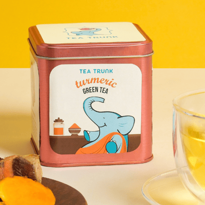 Turmeric Green Tea - Loose Tea-200 GMS