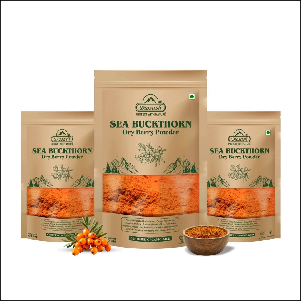 Biosash Sea Buckthorn Dry Berry Powder 100g