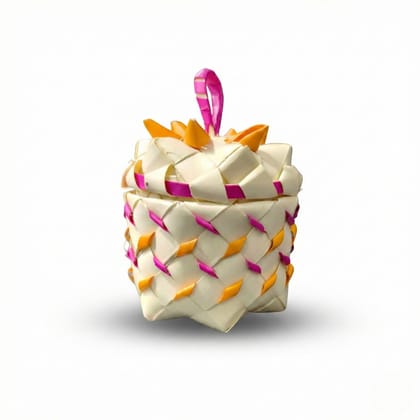 Palm Pineapple Gift Box – Handmade Eco-Friendly Storage Basket