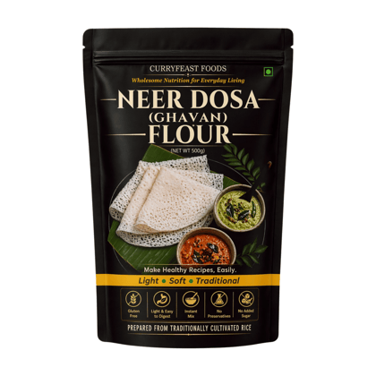 Curryfeast Neer Dosa (Ghavan) Flour/ Instant Dosa Mix/ 500 g Curryfeast Neer Dosa (Ghavan) Flour/ Instant Dosa Mix/ 500 g
