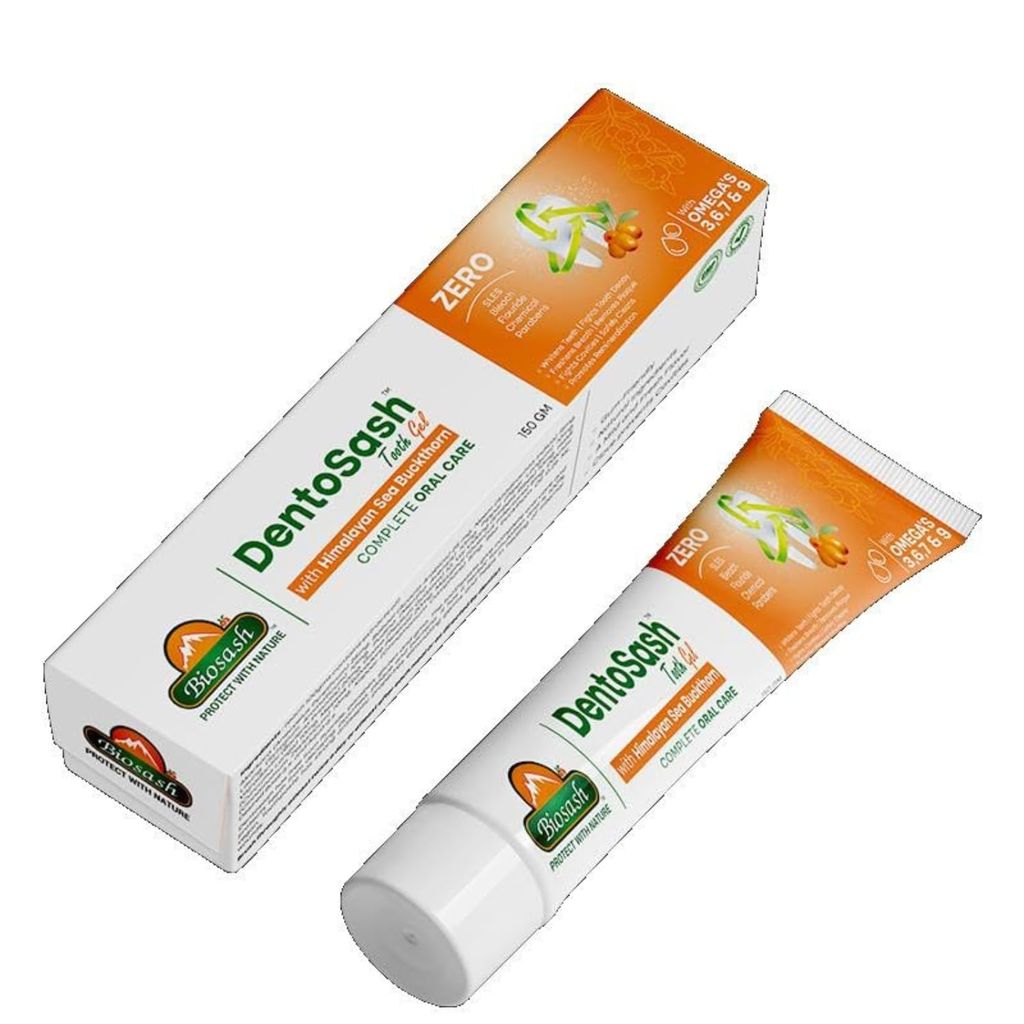 Biosash DentoSash Tooth Gel with Himalayan Sea Buckthorn - 150 GM