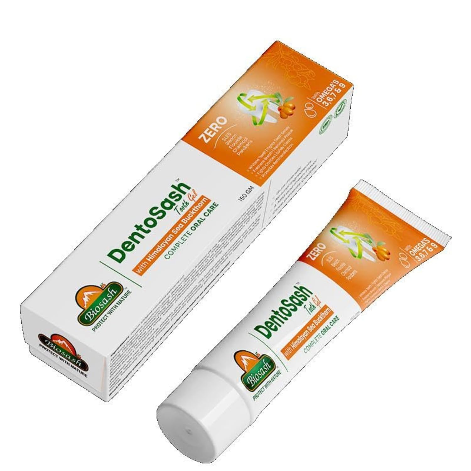 Biosash DentoSash Tooth Gel with Himalayan Sea Buckthorn - 150 GM