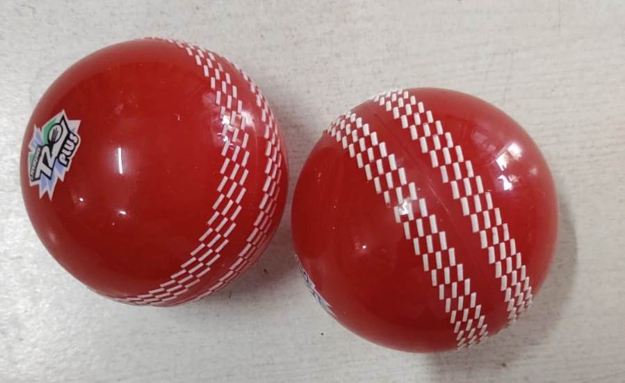 Jaspo Synthetic T-20 Plus Practice Cricket Ball/Wind Balls (120-130 Gms) For - Indoor & Outdoor Street & Beach Cricket (Pack Of 2) (RED) - Sports and Fitness Equipment | Buy online on ZillyBuy