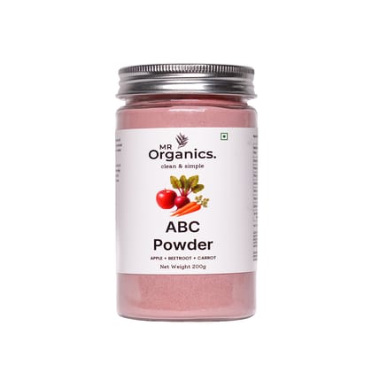 ABC Powder | Apple Beetroot Carrot Superfood Powder | Daily Wellness Drink | No Sugar | MR Organics