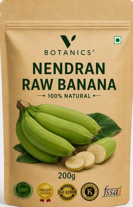 VBotanics Nendran Raw Banana Powder - 100% Natural, 200g Pouch VBotanics Nendran Raw Banana Powder - 100% Natural, 200g Pouch