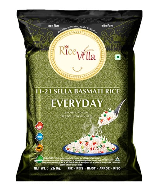 Rice Villa| Everyday| 26 kg| 1121 Sella| Basmati Rice