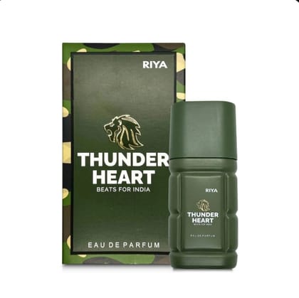 Riya Thunder Heart Eau De Parfum for Men - Long Lasting Fragrance Riya Thunder Heart Eau De Parfum for Men - Long Lasting Fragrance