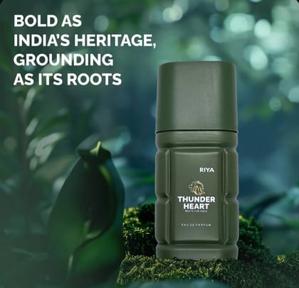 Riya Thunder Heart Eau De Parfum for Men - Long Lasting Fragrance