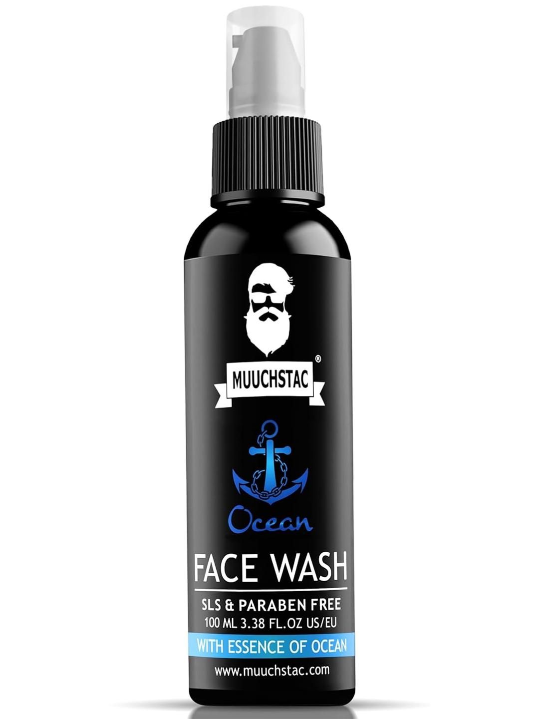 Muuchstac Ocean Face Wash for Men, SLS & Paraben Free, 100 ml