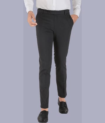 CLARE&CLARA Dark Grey Regular Formal Trouser ( Pack of 1 )