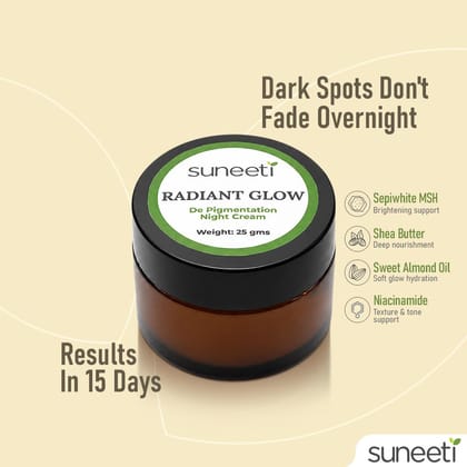 Radiant Glow – Dark Spot Repair Night Cream