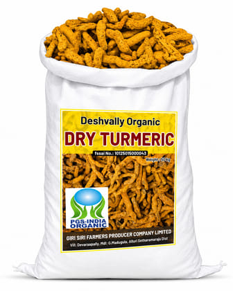 Deshvally Organic Dry Turmeric