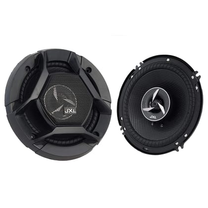 JXL 1690 High Performance 3 Way 6 Inch Coaxial Car Speaker with Inbuilt PEI Car Tweeter and HOP Woofer 600W MAX Pair (Black) Black / 6 INCH