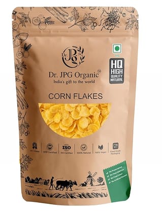 Dr. JPG Organic Herbals Corn Flakes 300g / INDIA ORGANIC certified (Pack of 1)