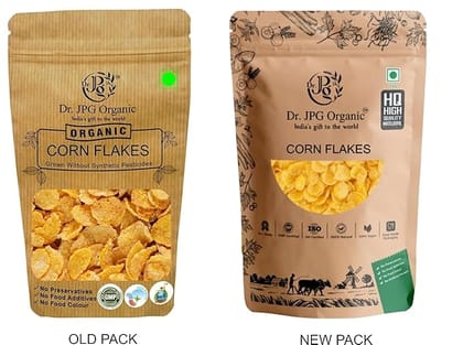 Dr. JPG Organic Herbals Corn Flakes 300g / INDIA ORGANIC certified (Pack of 1)