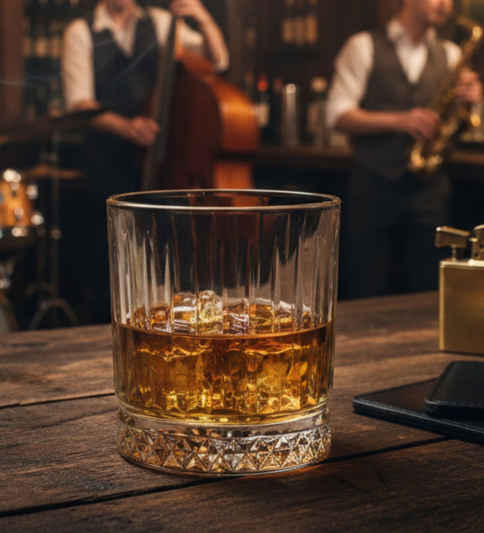 Narradora Dubai Whiskey Glass 330 ML Set of 6 | Premium Clear Drinking Glasses for Whiskey, Scotch, Bourbon, Cocktails & Juice | Durable Glass Tumblers for Home, Bar & Parties