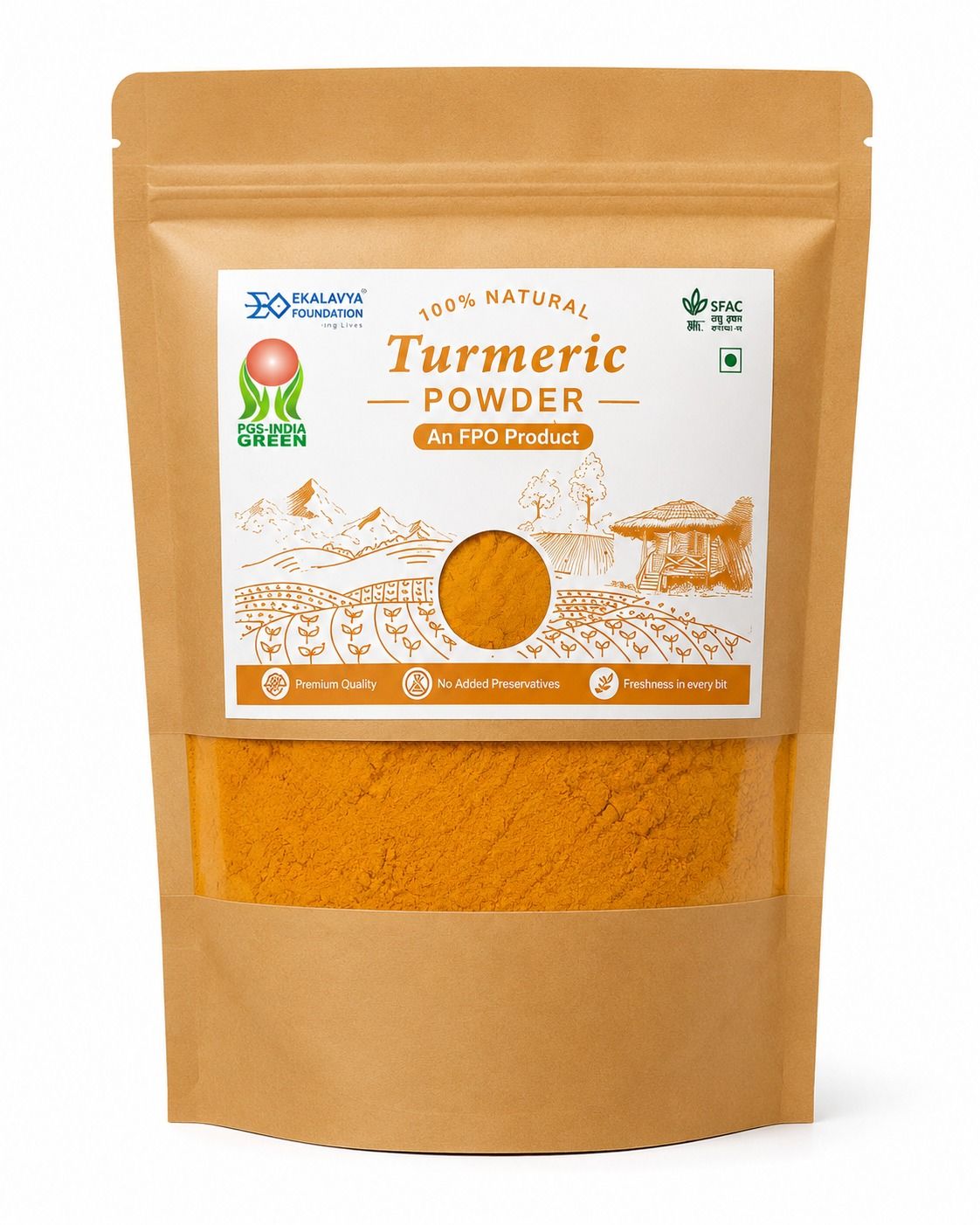 TURMERIC POWDER (NATURAL & TRIBAL) 250 gm