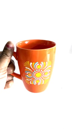 Hand-Painted Mandala Coffee Mug – Ceramic Tea Cup for Home, Office & Gifting