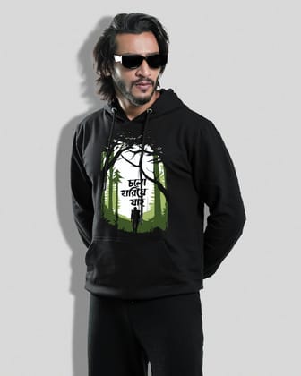 cholo harie jai hoodie-Black / S