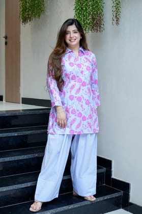 Avi Floral Farshi Salwar Set-M