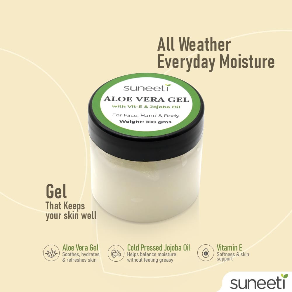 ALOE VERA GEL with Vit E & Jojoba Oil