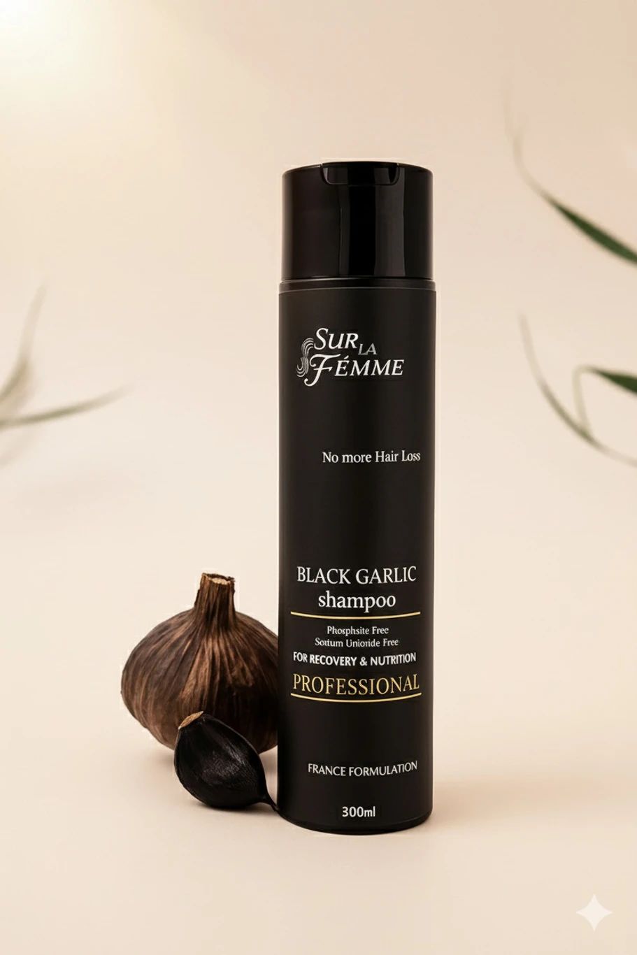 Sur La Femme - Black Garlic Shampoo  (300 Ml)