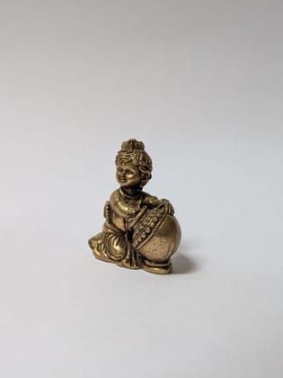 Miniature Brass Bal Krishna 