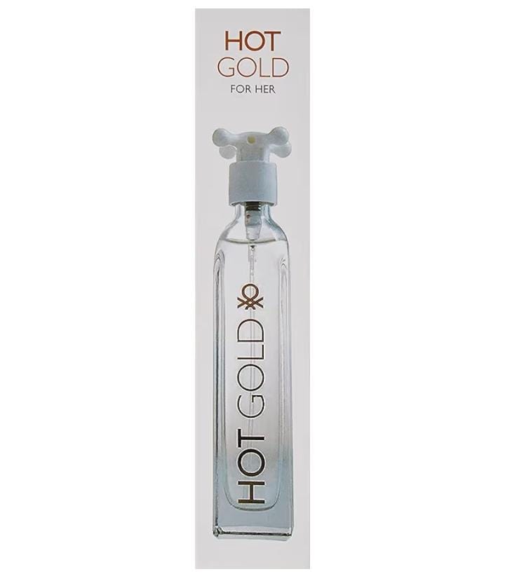 United Colors Of Benetton Hot Gold Eau De Toilette For Women 100ml – Warm, Elegant & Long-Lasting Feminine Fragrance