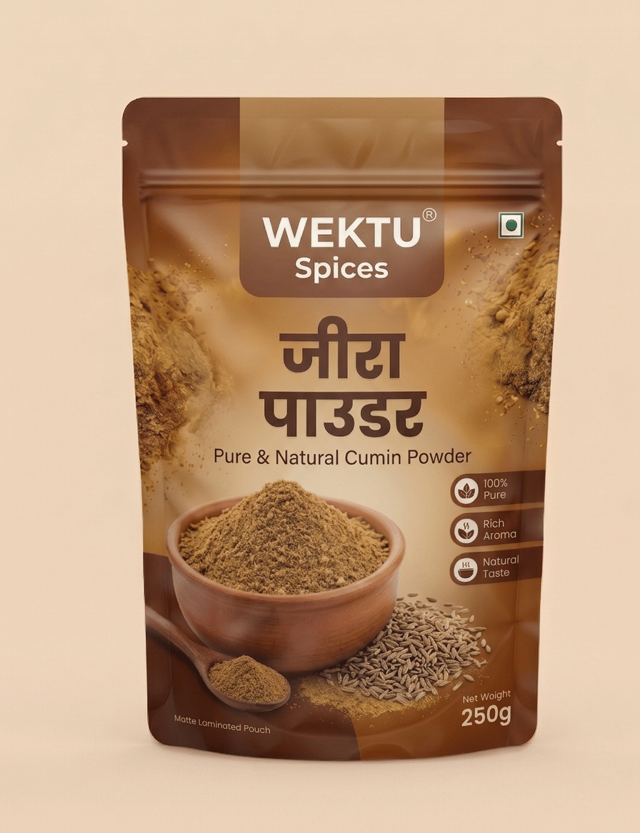 Wektu Spices Pure & Natural Cumin Powder (Jeera Powder).