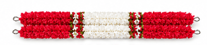 Red & White Flower Hanging