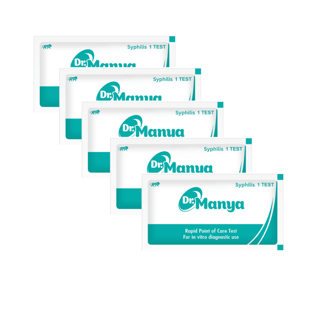 Syphilis Serum/Plasma Rapid Test Kit Pack of 5 | Professional Self Test Cards for Home, Clinical & Hospital Use | Portable STD Screening Kit
