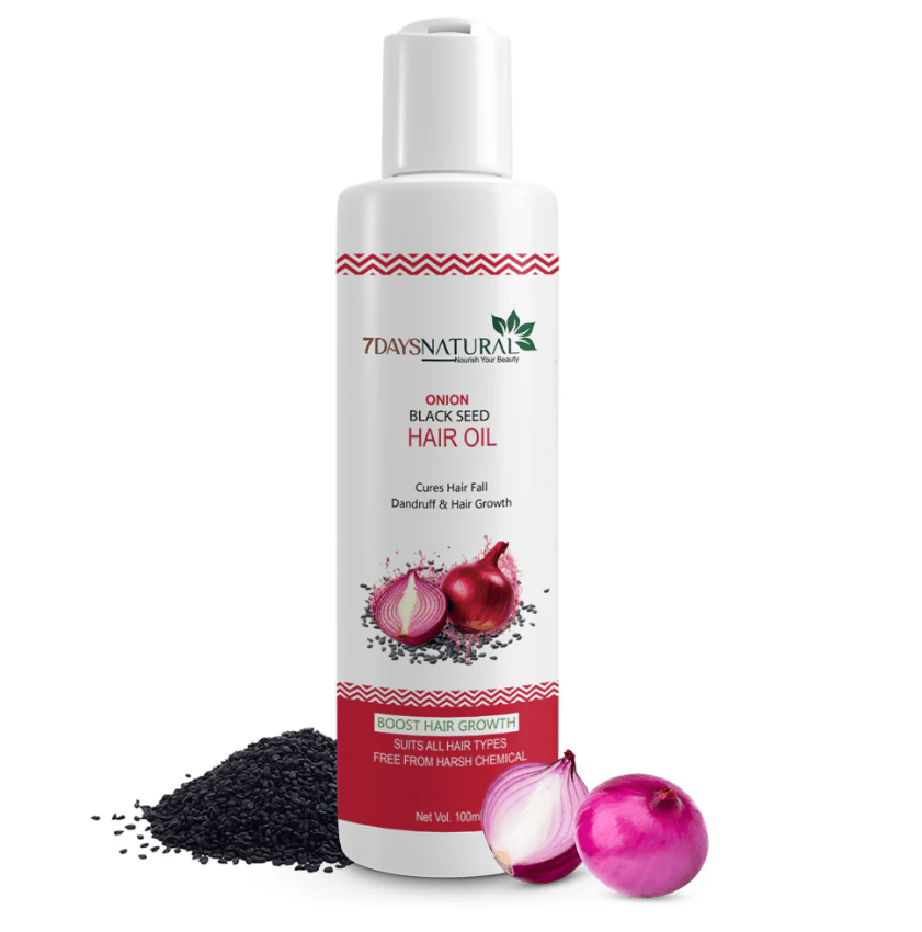 Elegantra Onion Black Seed Hair Oil for Hair Regrowth, Anti Hair Fall & Dandruff Control - 100ml Pack of 1