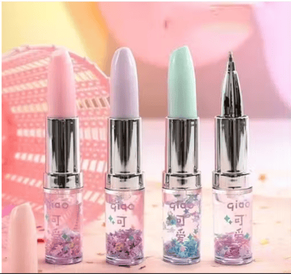 Lipstick Fancy Looking Pens Pack of 4